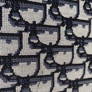black dior fabric by the yard