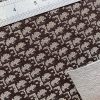 brown dior fabric by the yard