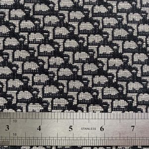Dior fabric black with little pattern