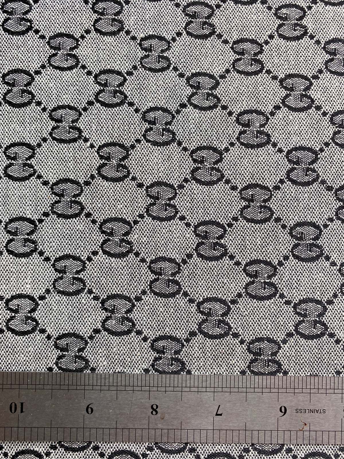 gray gucci canvas fabric by the yard for bags