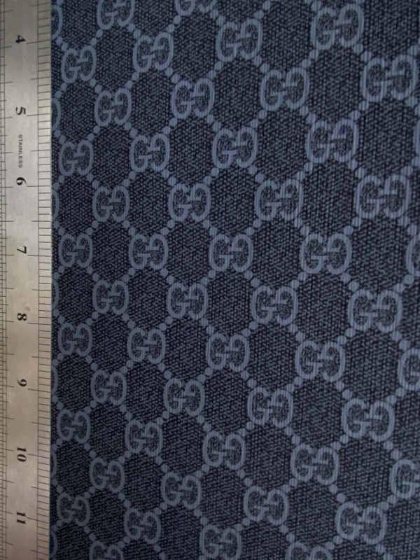 Navy blue gucci fabric