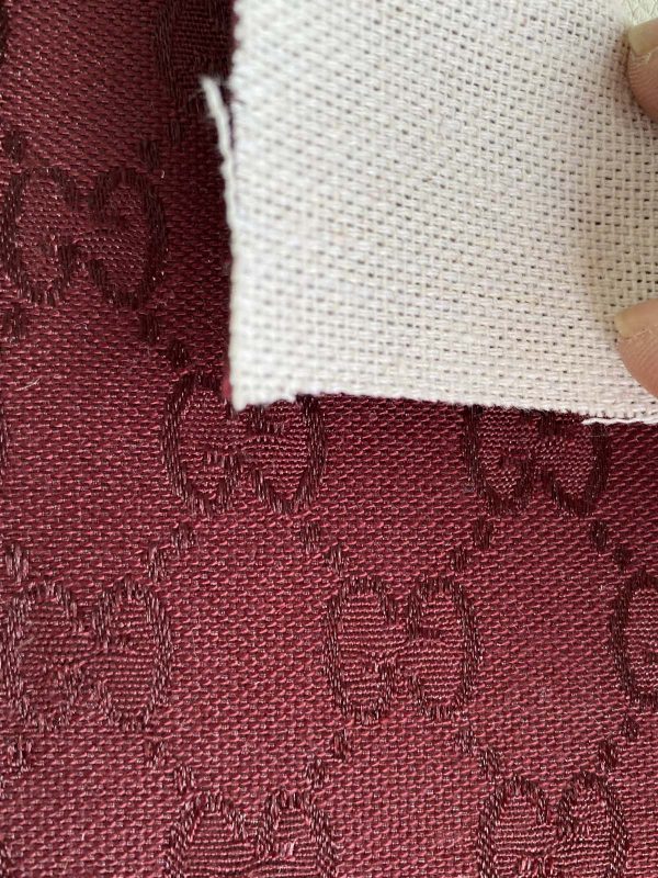 Gucci Canvas Fabric Burgundy