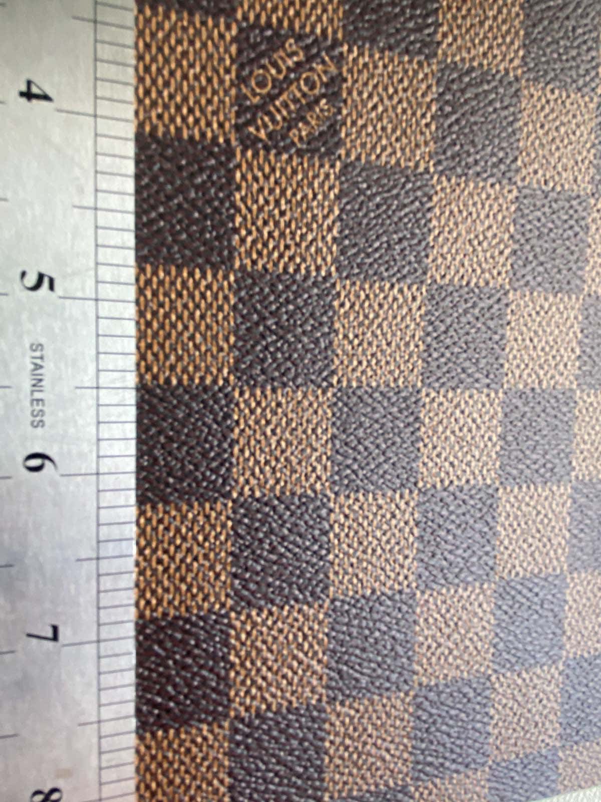 LV DAMIER 1 (1)_1  Louis vuitton, Leather, Fabric