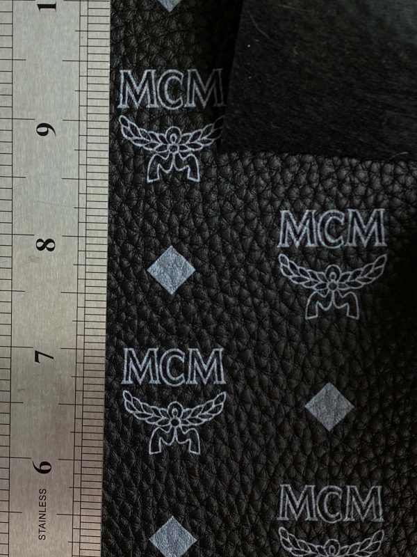 Mcm shop leather fabric