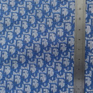 blue dior canvas fabric for shoes
