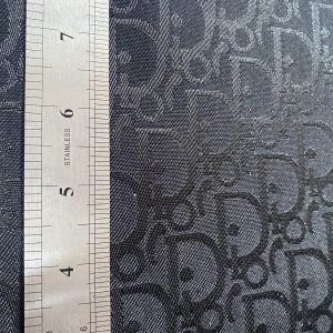 Christian Dior Canvas Fabric Black