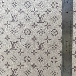 LV Vinyl Fabric White  Louis Vuitton Reflective Vinyl Fabric WHITE