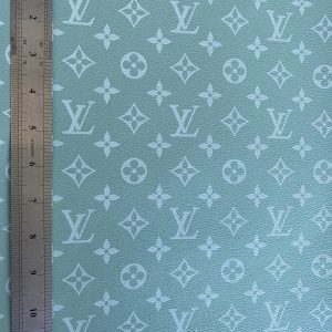 Green Louis Vuitton Leather Material