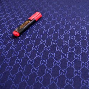 Blue Gucci Canvas Fabric