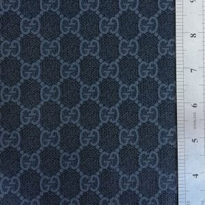 navy gucci leather fabric by the yard