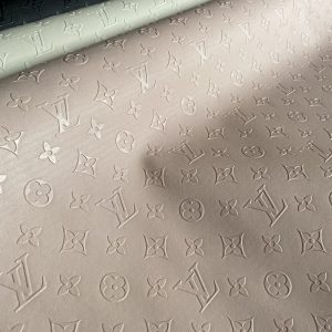louis vuitton embossed vinyl/ leather pink for sale by the yard