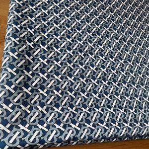 burberry fabric with new logo