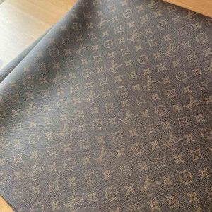 Lv Classic Brown Vinyl fabric with denim pattern