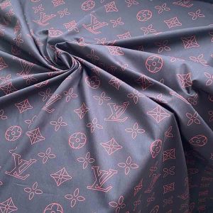 Black Louis vuitton cotton fabric