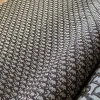 dark brown patterned jacquard dior fabric with light gray background