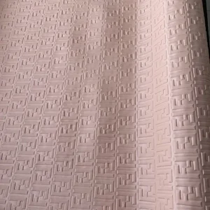 fendi pink embossed leather fabric