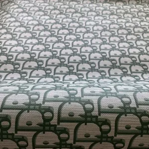 green dior vinyl fabric by the yard