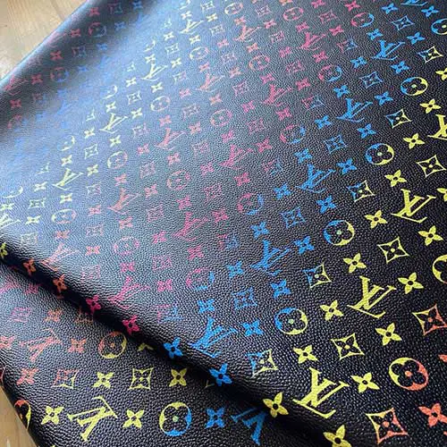 LV transisting colored fabric | Louis Vuitton Leather with transisting