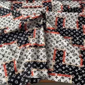 louis vuitton new cotton fabric for dresses by the yard