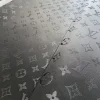 louis vuitton black titanium vinyl material by the yard