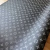 louis vuitton leather fabric black