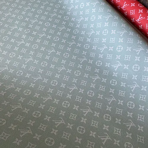 Louis Vuitton Leather Fabric By The Yard GREEN for sale | LV Green