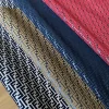 Red Fendi Vinyl Fabric with Velvet Patterns - Image 3