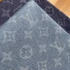 LO07 Blue Denim Fabric with bigger pattern - Image 2